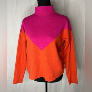 Cynthia Rowley
Colorblock Pattern Turtleneck Sweater